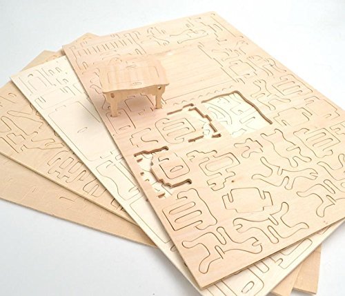 CUTEROOM Assembly puzzle kit showcases 34 pieces ready for assembly and imaginative play.