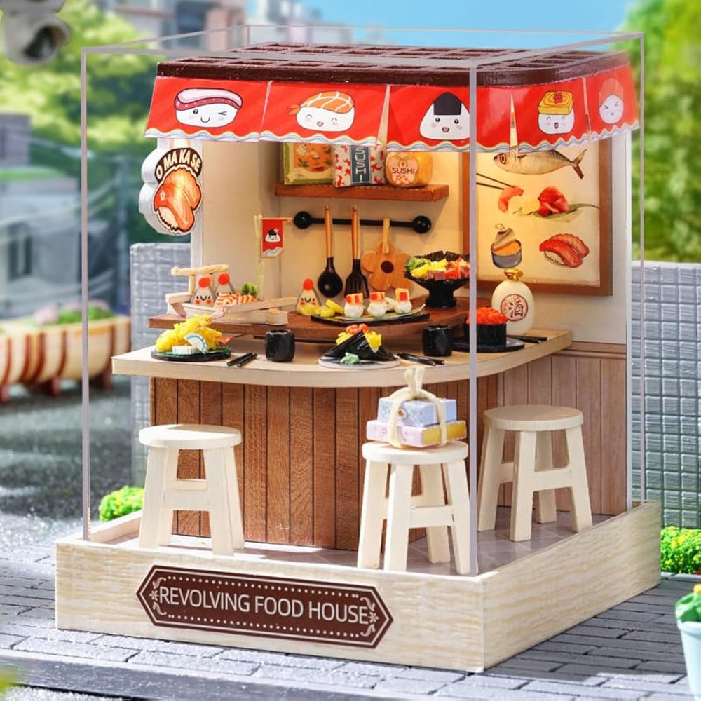 CUTEROOM Tiny House Kit assembly, a hands-on project that boosts creativity and focus during DIY sessions.