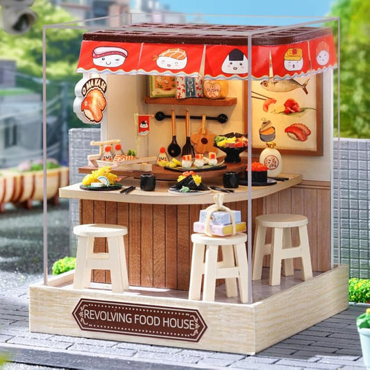 CUTEROOM Tiny House Kit assembly, a hands-on project that boosts creativity and focus during DIY sessions.