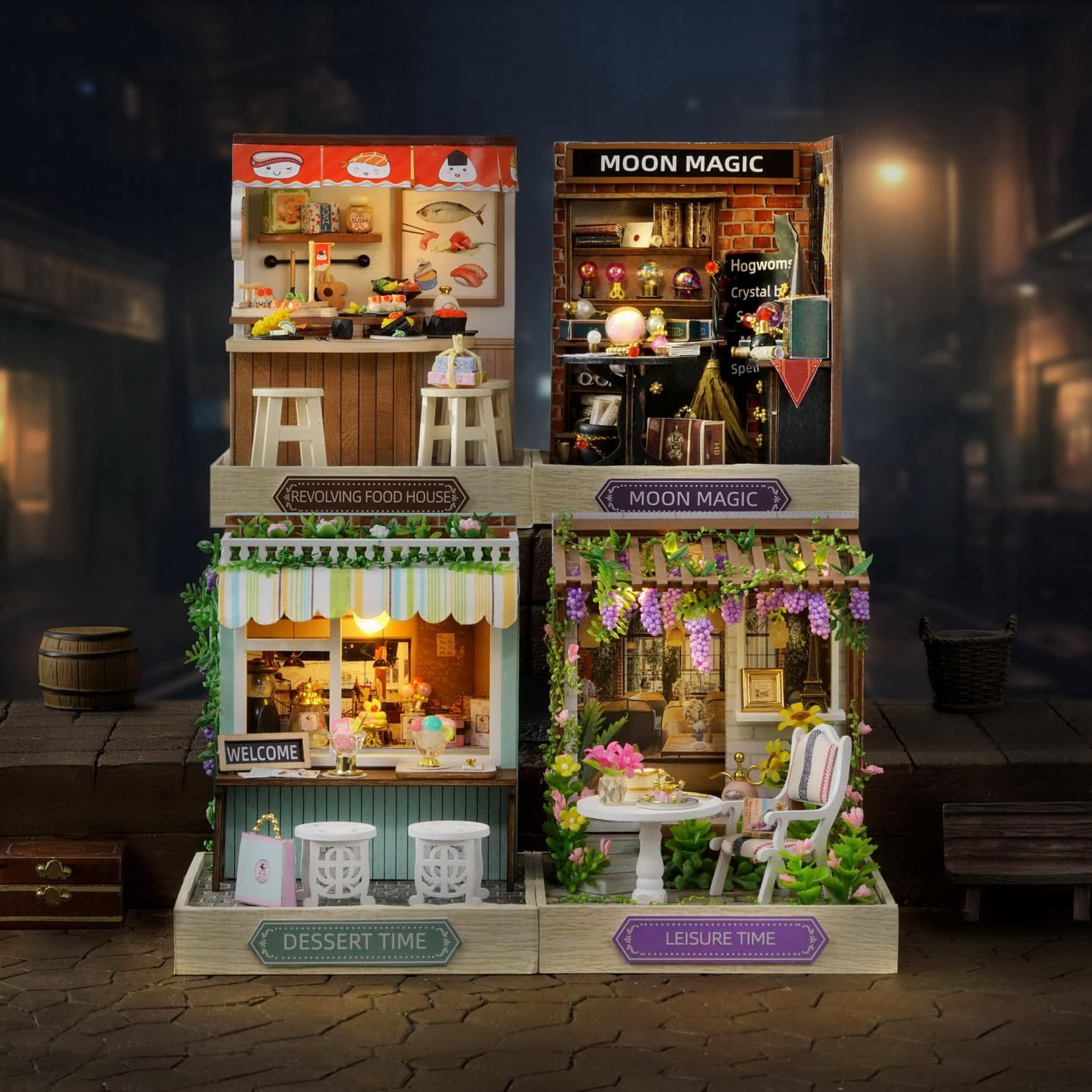 CUTEROOM gift-worthy tiny house kit for birthdays or holidays, perfect for sharing creativity.