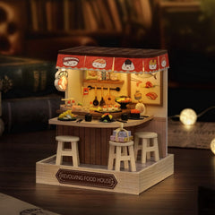 CUTEROOM DIY kit enables painting and gluing, supporting patience and focused crafting sessions.