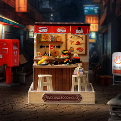 CUTEROOM sushi-theme mini house interior ideas provide playful decor inspiration.