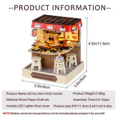 CUTEROOM wooden-and-cloth-dollhouse materials create tactile, realistic interiors for a rewarding build.