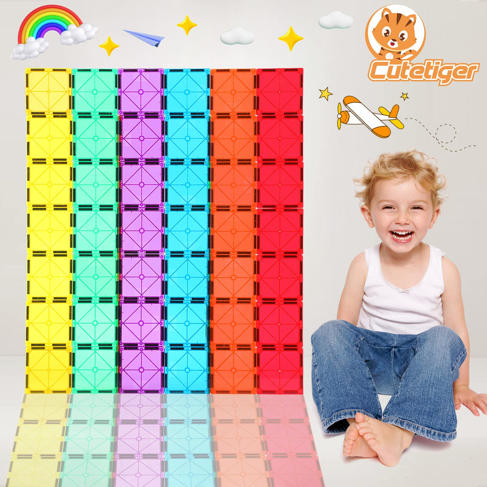 CuteTiger tiles offer a strong magnetic hold for stable constructions.