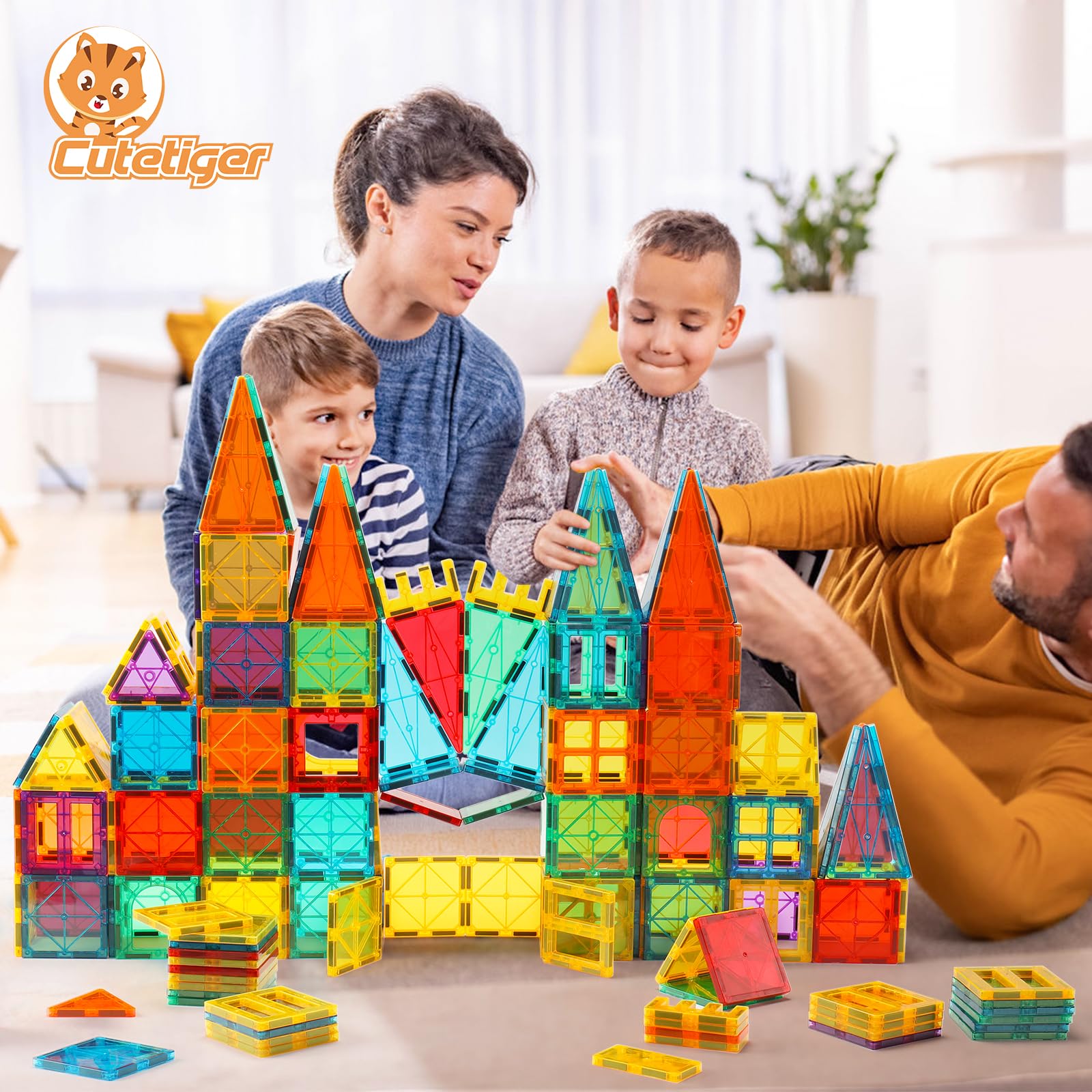 CuteTiger magnets invite STEM play through hands-on construction.