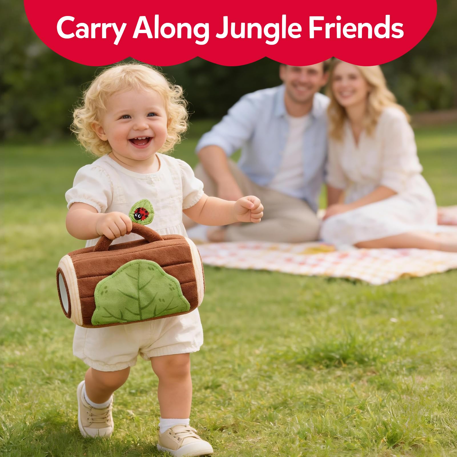 CuteZone Peek-a-boo leaf flap for interactive discovery