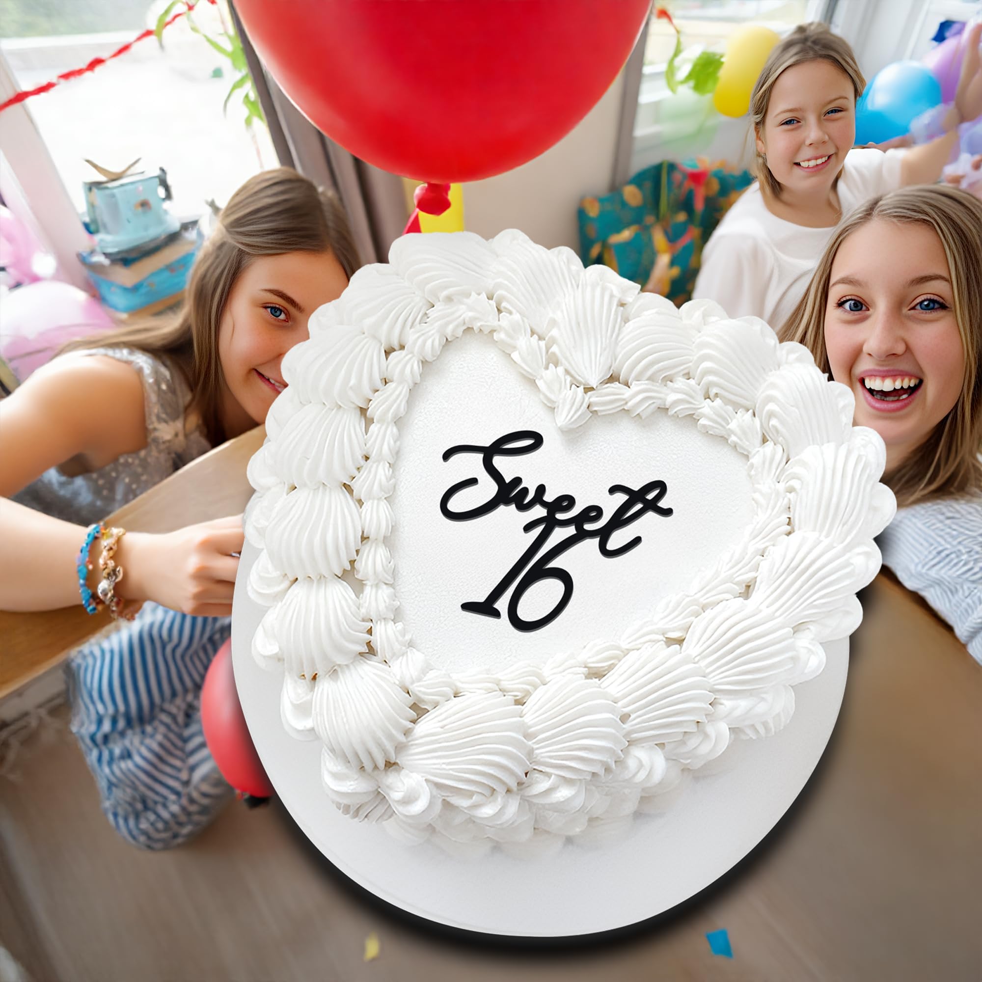 Cutylight Sweet 16 Birthday Decor enhances dessert tables with elegant sparkle