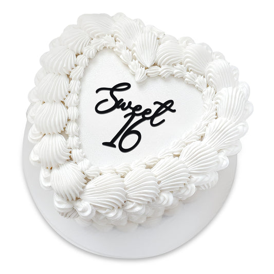 Cutylight Sweet 16 Topper glam cake for a stylish birthday celebration
