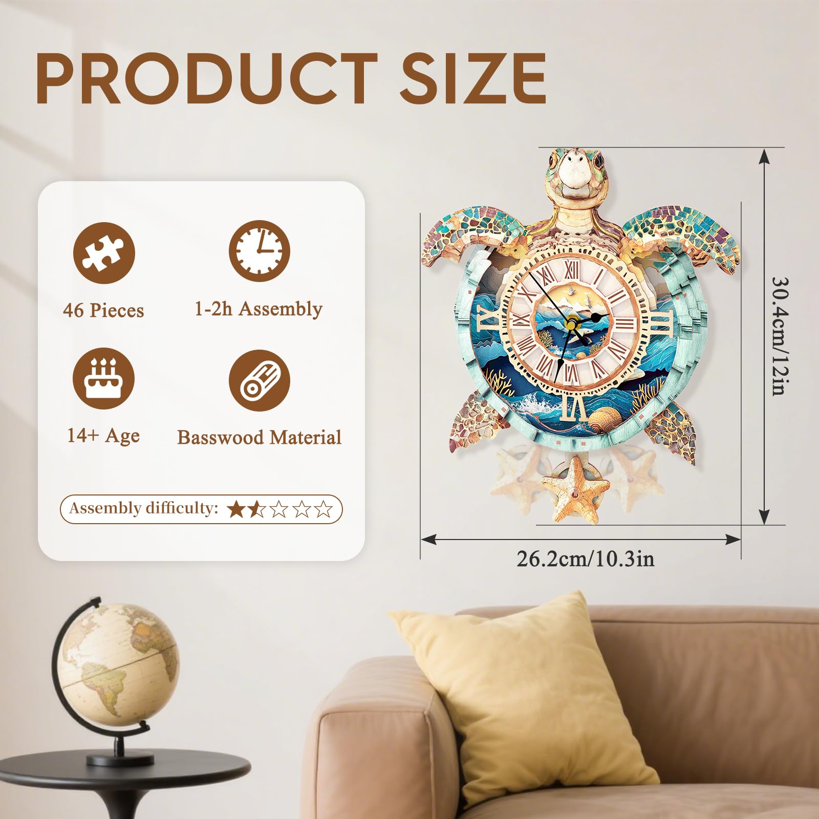 Cutywood clock requires a AA battery for operation