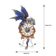 Cutywood dragon clock pendulum assembly demonstrates a functional DIY timepiece.