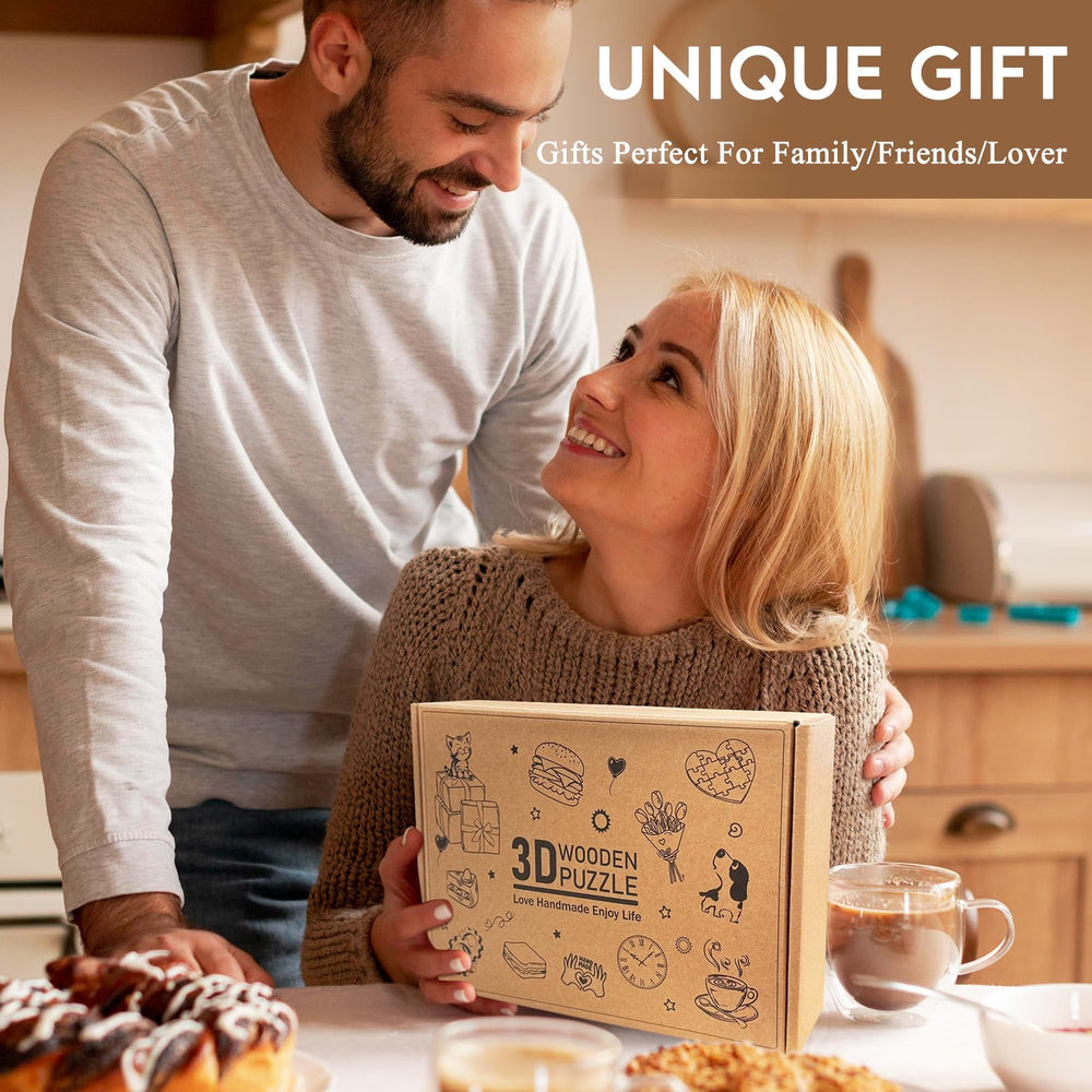 Cutywood personalized gift clock for DIY lovers and design fans.