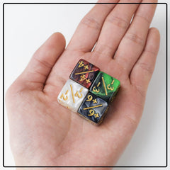 CUUKSHKN acrylic MTG token dice: sturdy counters for long sessions
