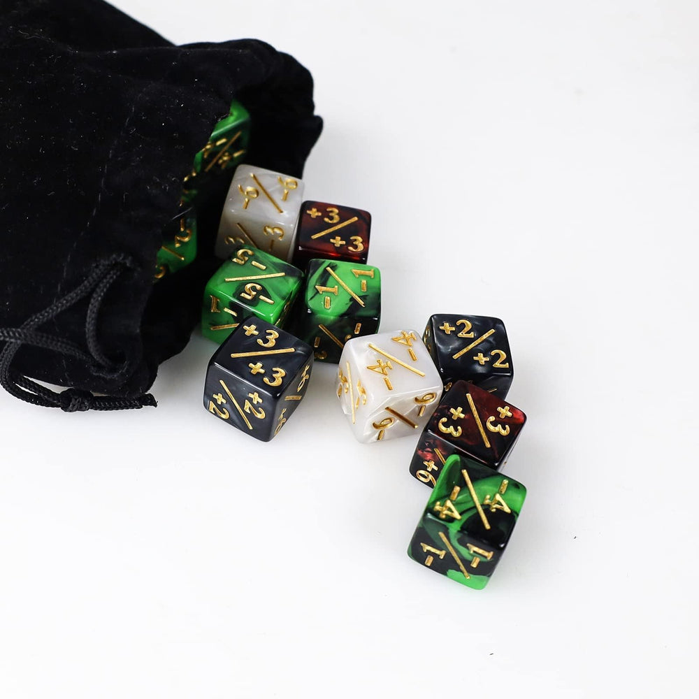 CUUKSHKN velvet bag included: easy storage and transport for your dice set