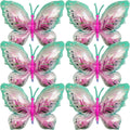 CUUSNNY butterfly balloon close-up with pink-green gradient for romantic decor