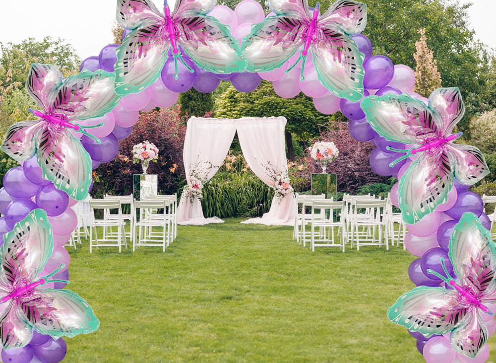 CUUSNNY aluminum foil butterfly balloons material for durability