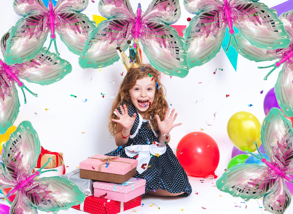CUUSNNY self-sealing valve on butterfly balloons for easy setup