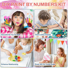 cviokrdu Kid friendly home decor idea featuring floral artwork