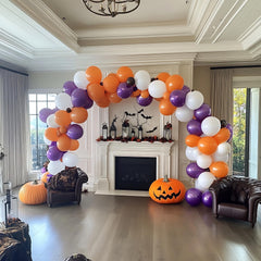 Wedding decor using CVPARTYON orange balloons for bold color