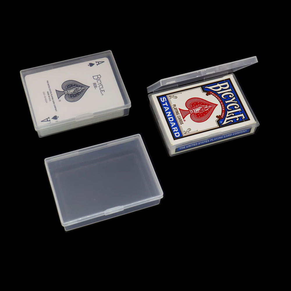 Cwdew card case snap-closed lid secures decks during travel.