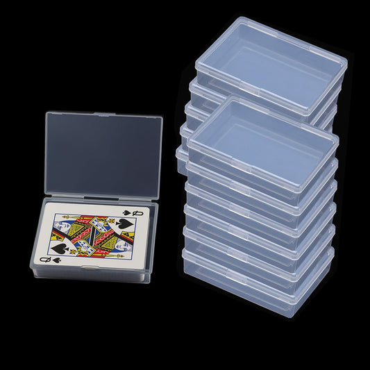 Cwdew clear card deck box shown for easy labeling and quick selection.