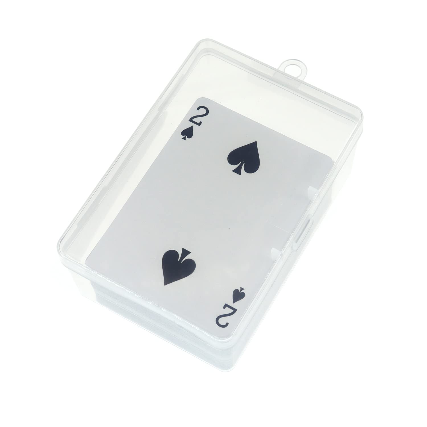 Cwdew clear lid allows easy labeling and quick card selection.
