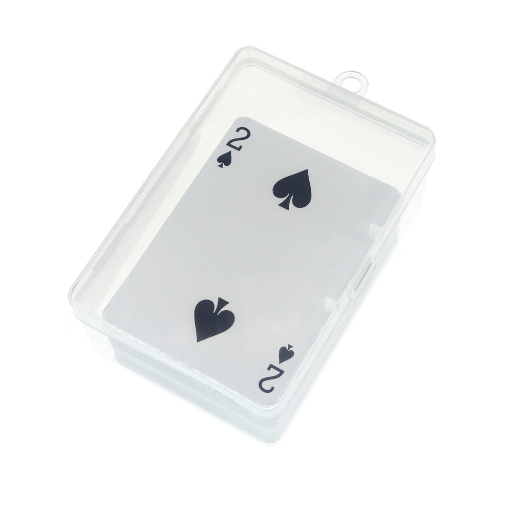 Cwdew clear lid allows easy labeling and quick card selection.