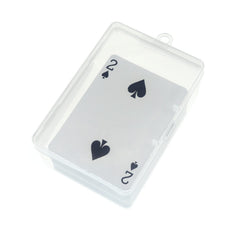 Cwdew clear lid allows easy labeling and quick card selection.
