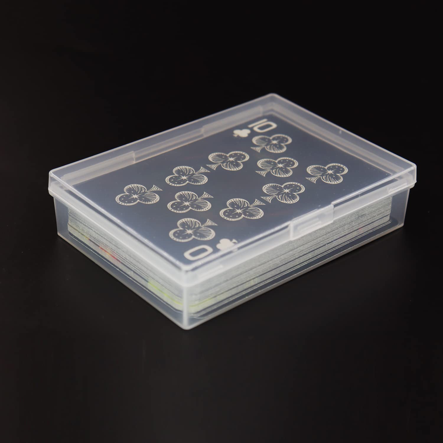 Cwdew internal size 3-6x2-6x0-8 case fits about a 52-card deck.