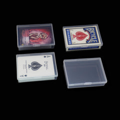 Cwdew transparent case supports labeling and quick card selection.