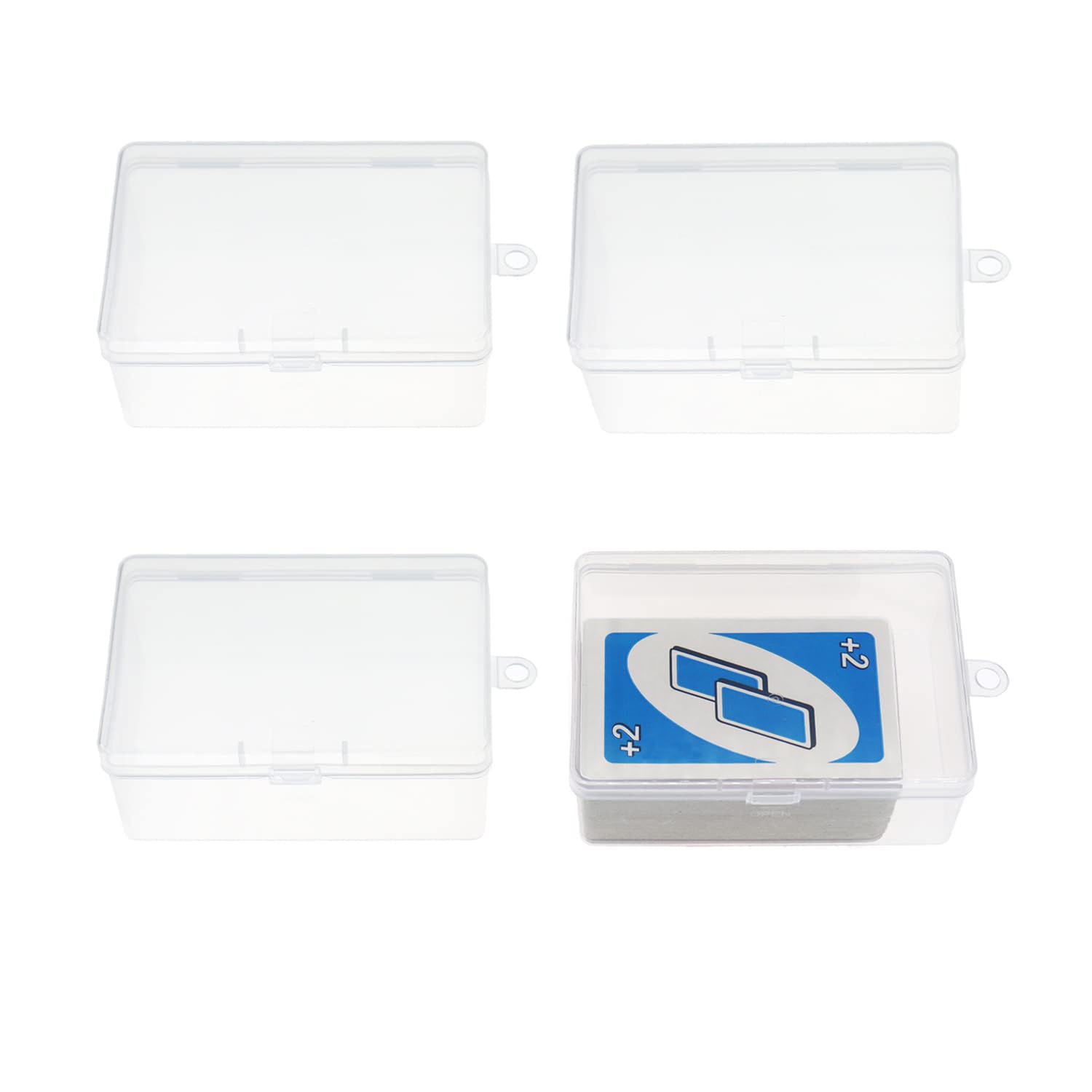 Cwdew UNO card case shows compact 112-card capacity for tidy storage.