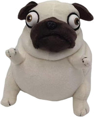 CWZY pug plush toy 16-inch full-body view ideal for cuddling