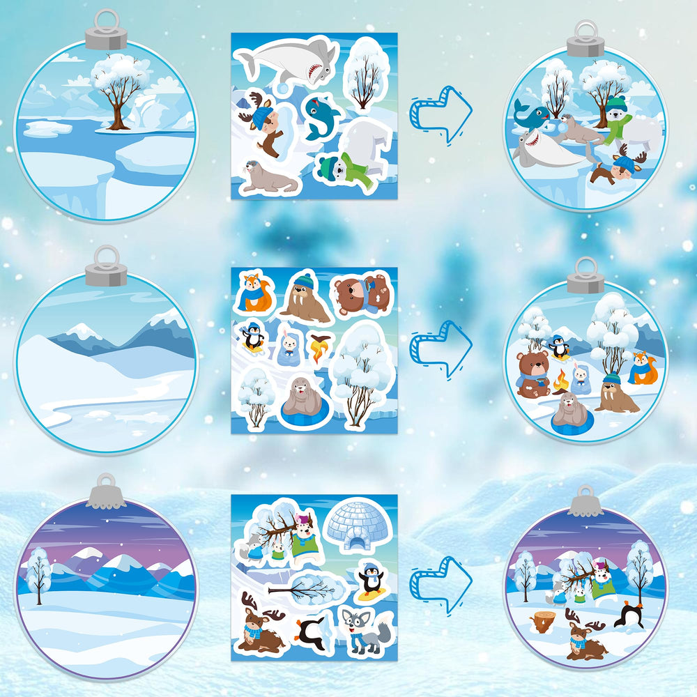 CY2SIDE arctic animals sticker collection for imaginative DIY art