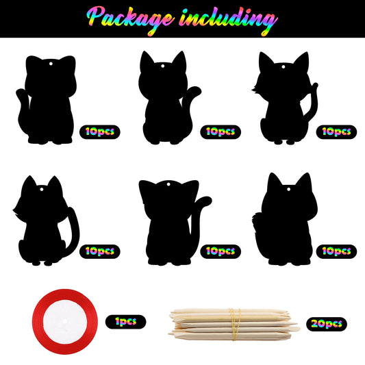 CY2SIDE cat scratch bookmark style2 showing vibrant colors and playful design
