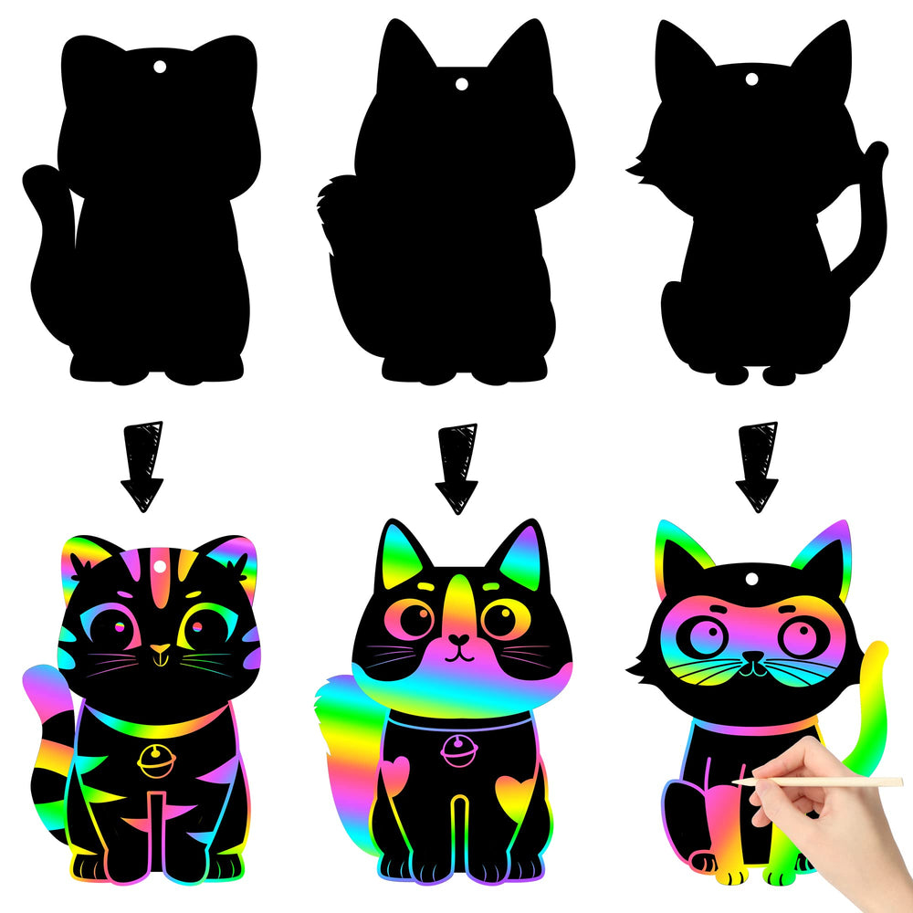 CY2SIDE cat scratch bookmark style4 featured on bright square cards