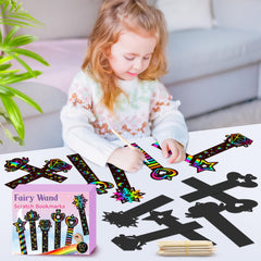 CY2SIDE color reveal scratch designs show vivid patterns for kids crafts.