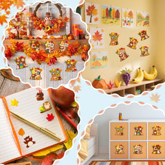 CY2SIDE fall treehouse scene stickers for decorative journals