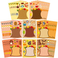 CY2SIDE fox face stickers for fall crafts and classroom storytelling