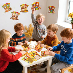 CY2SIDE owl face stickers to inspire autumn scenes and storytelling