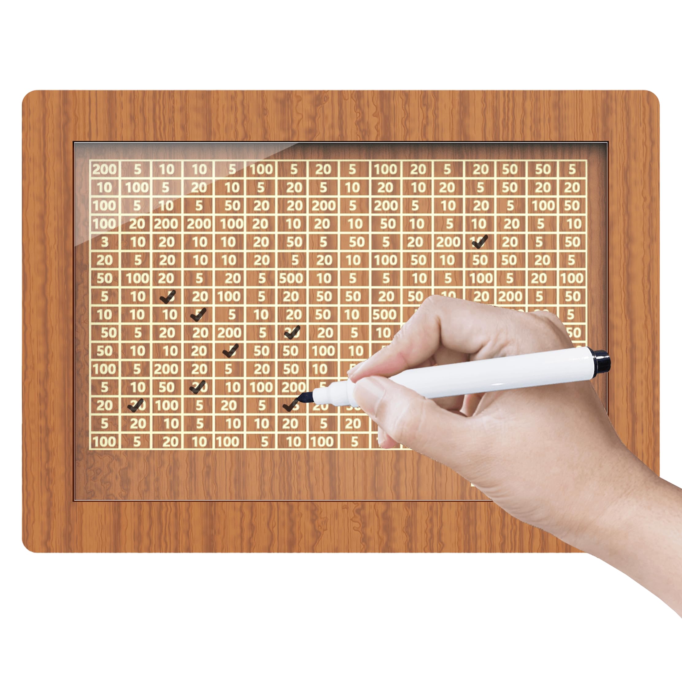 CYANLUX family savings use case in brown wooden design.