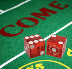 Cyber-Deals colorful 19mm craps dice in frosted and polished finishes for versatile game play