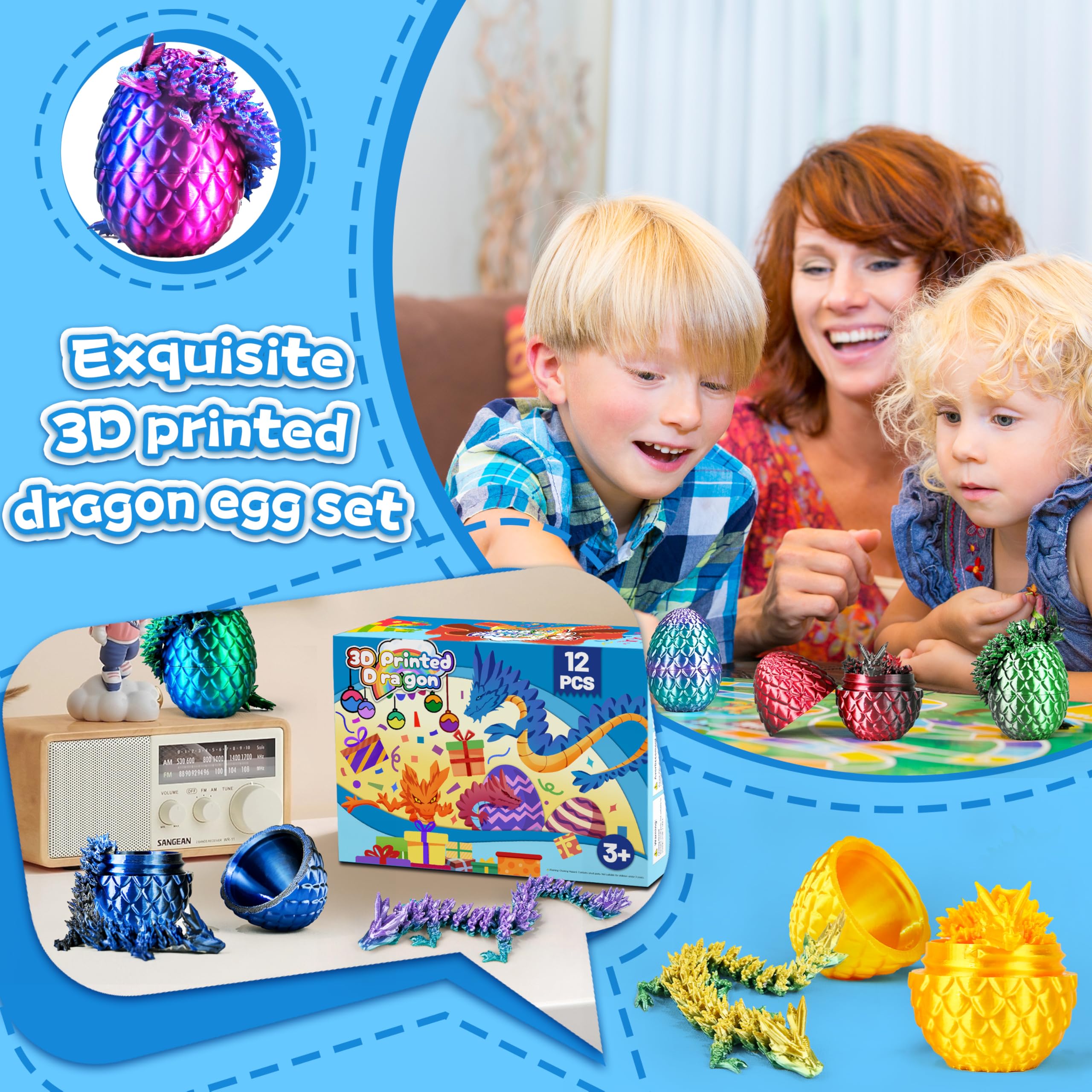 Cybermaker dragon egg desk decor combines art, tech, and imagination on your workspace.
