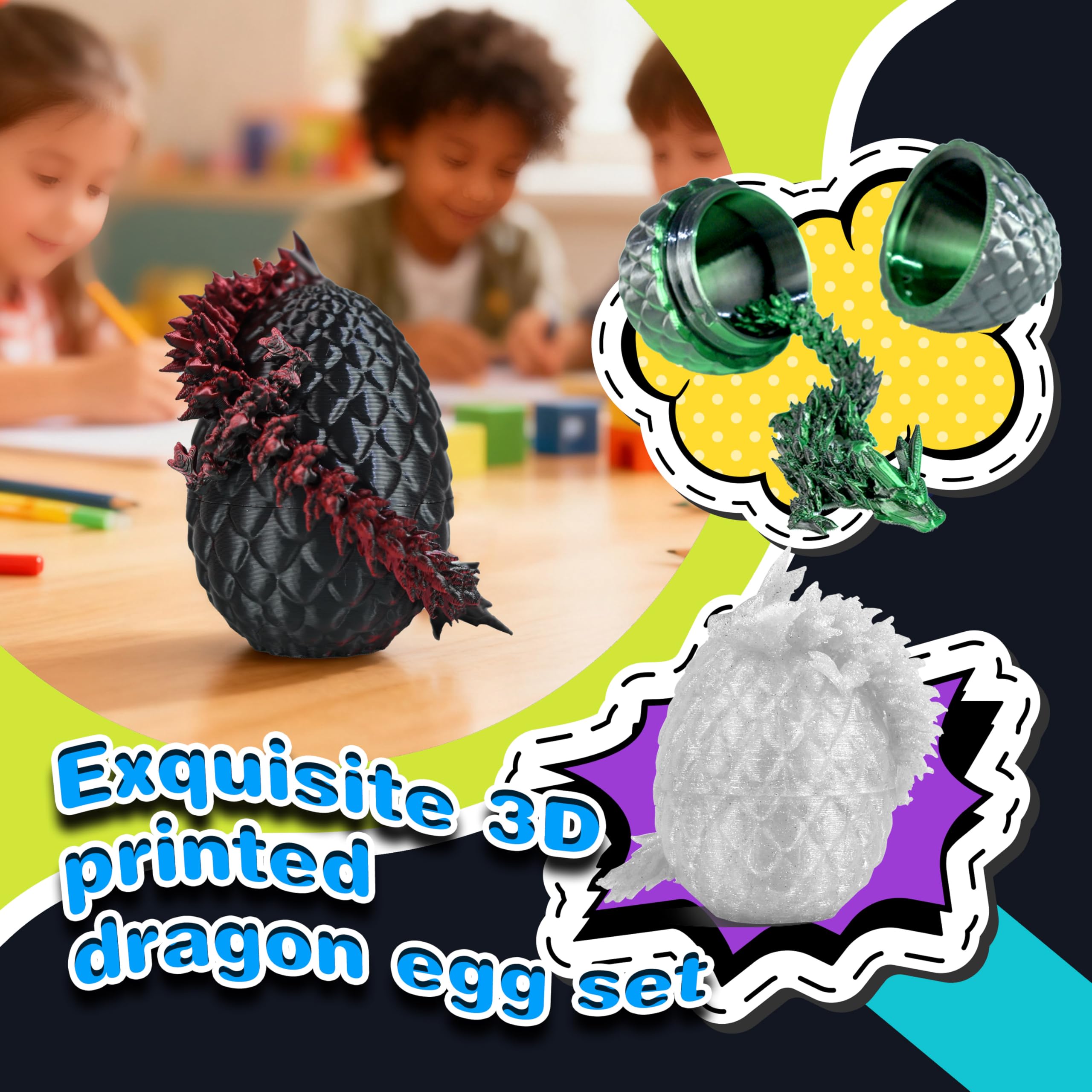 Cybermaker Dragon egg on desk, adds mysterious elegance to workspace.
