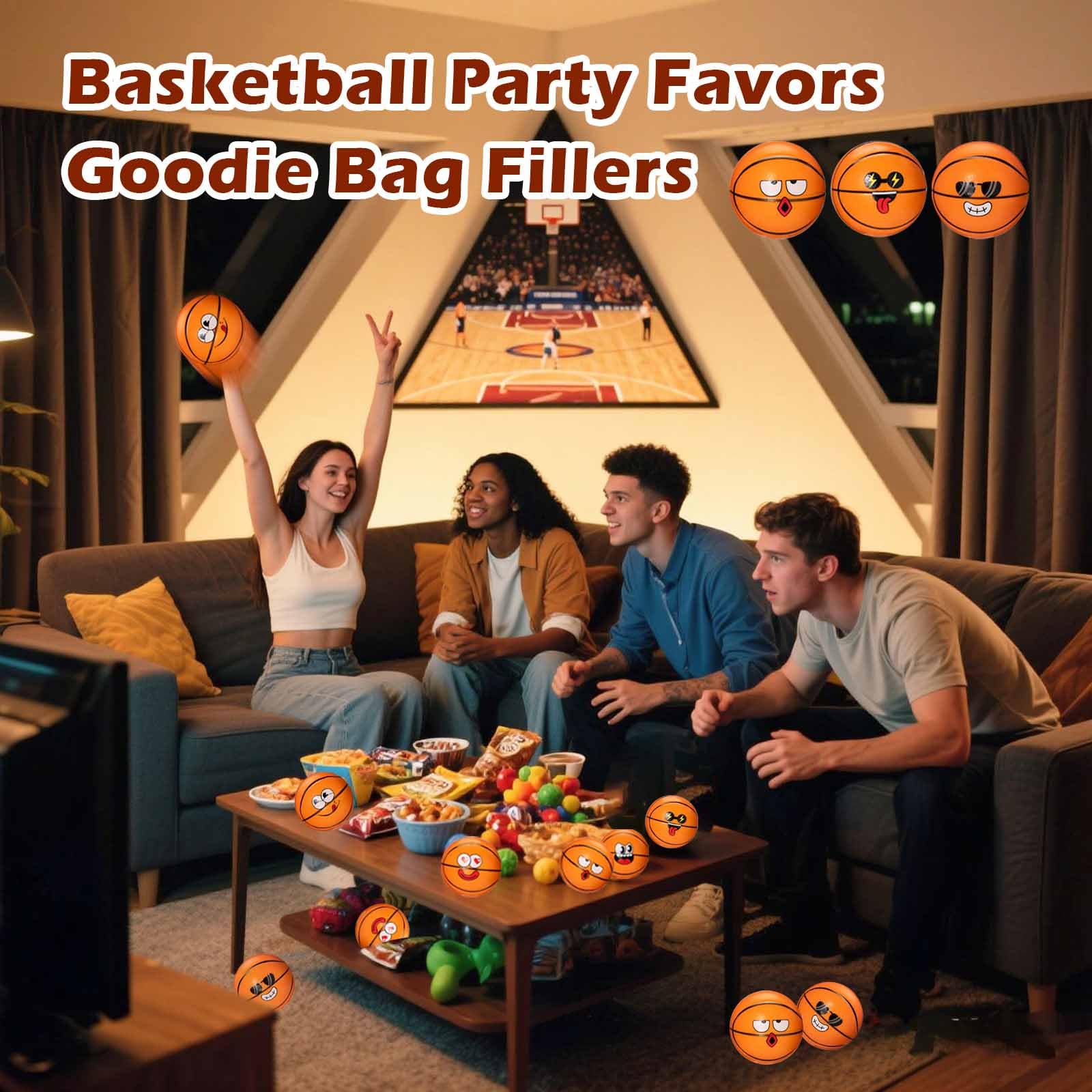 Cyclescrux basketball stress ball face four ideal as classroom prize.