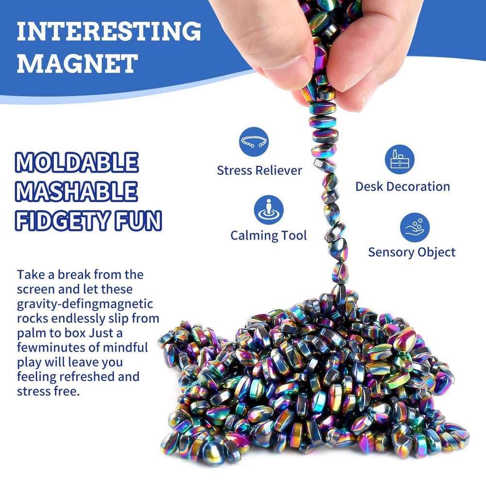 Cycllty beads forming creative shapes for calm distraction free work