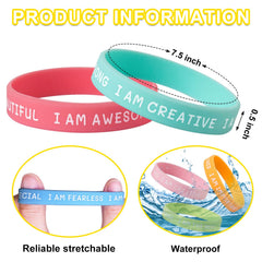 CYCLUSIVE kids and teens sized wristbands for comfortable wear.