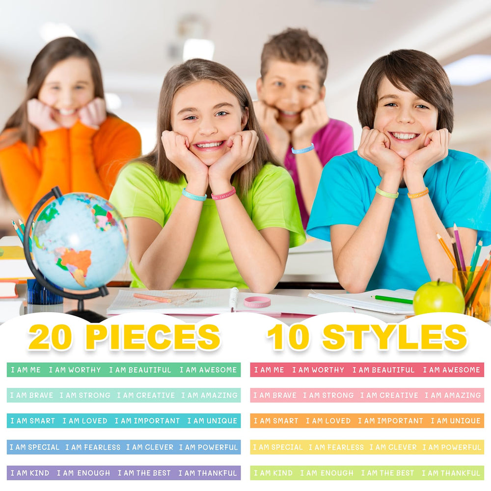 CYCLUSIVE silicone wristbands in soft material for comfortable daily wear.