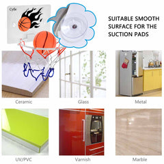 Cyfie indoor outdoor basketball toy fits showers, pools, and playrooms.