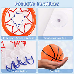 Cyfie suction cup sticks on tile or tub for mess-free play.