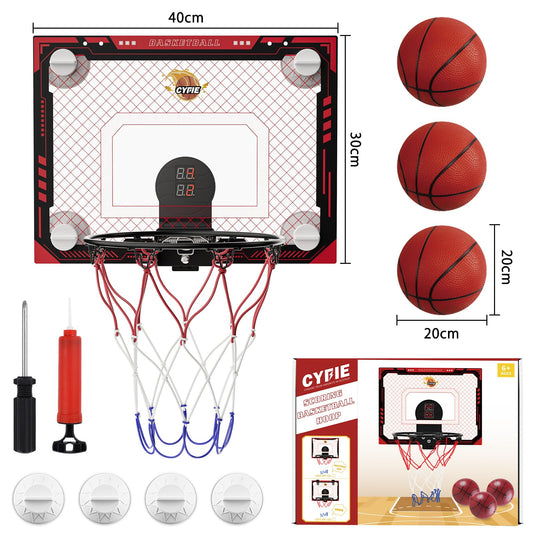 CYFIE suction cup basketball hoop rim captures precise shots on any smooth surface