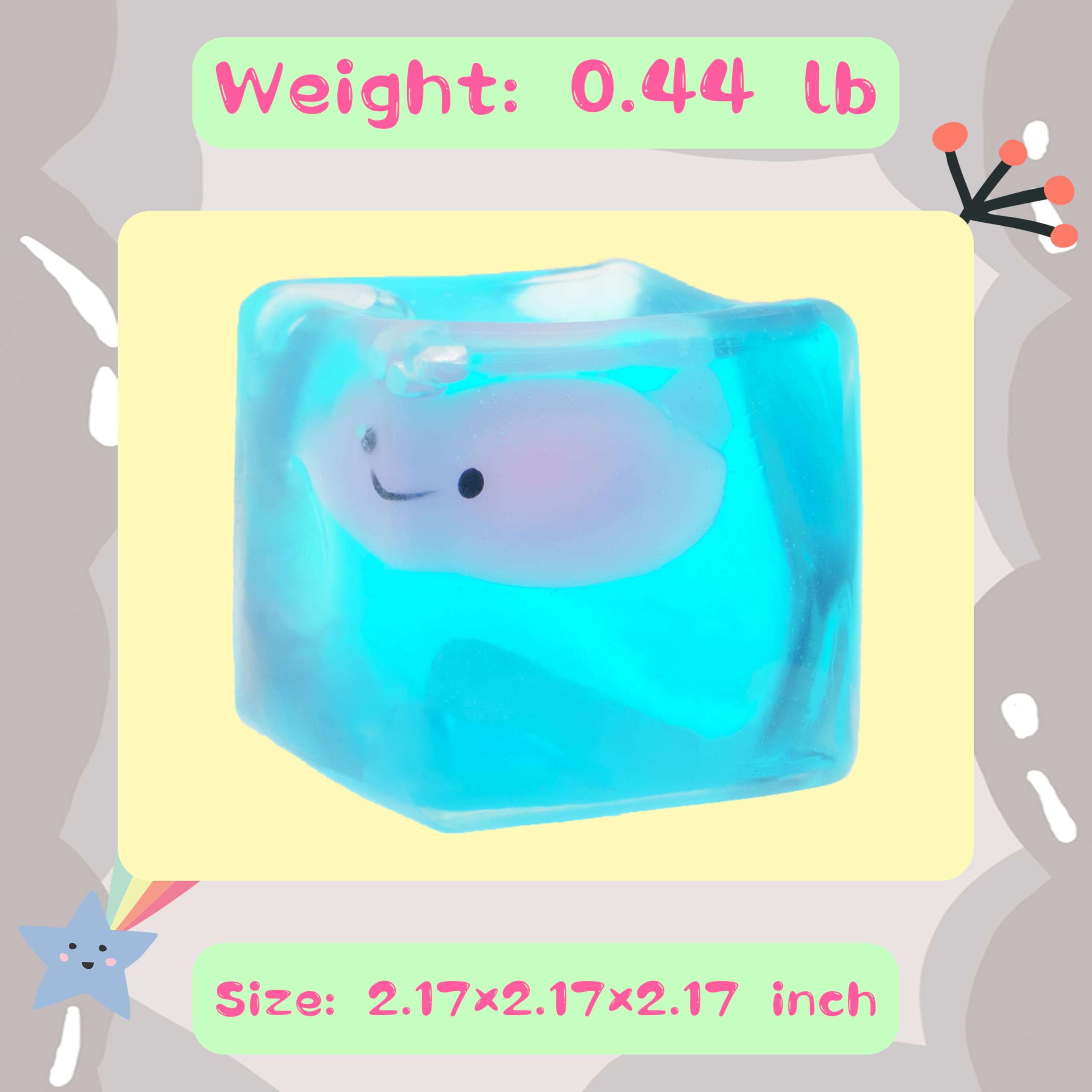 CYICTOY Stress Cube durable materials withstands repeated squishing.